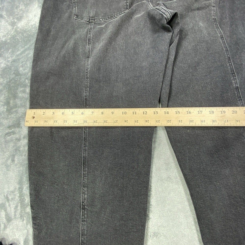 Jessica Simpson Myrtle Barrel Leg Jeans Women 18W Faded Black Wash Boho NEW - Picture 7 of 9